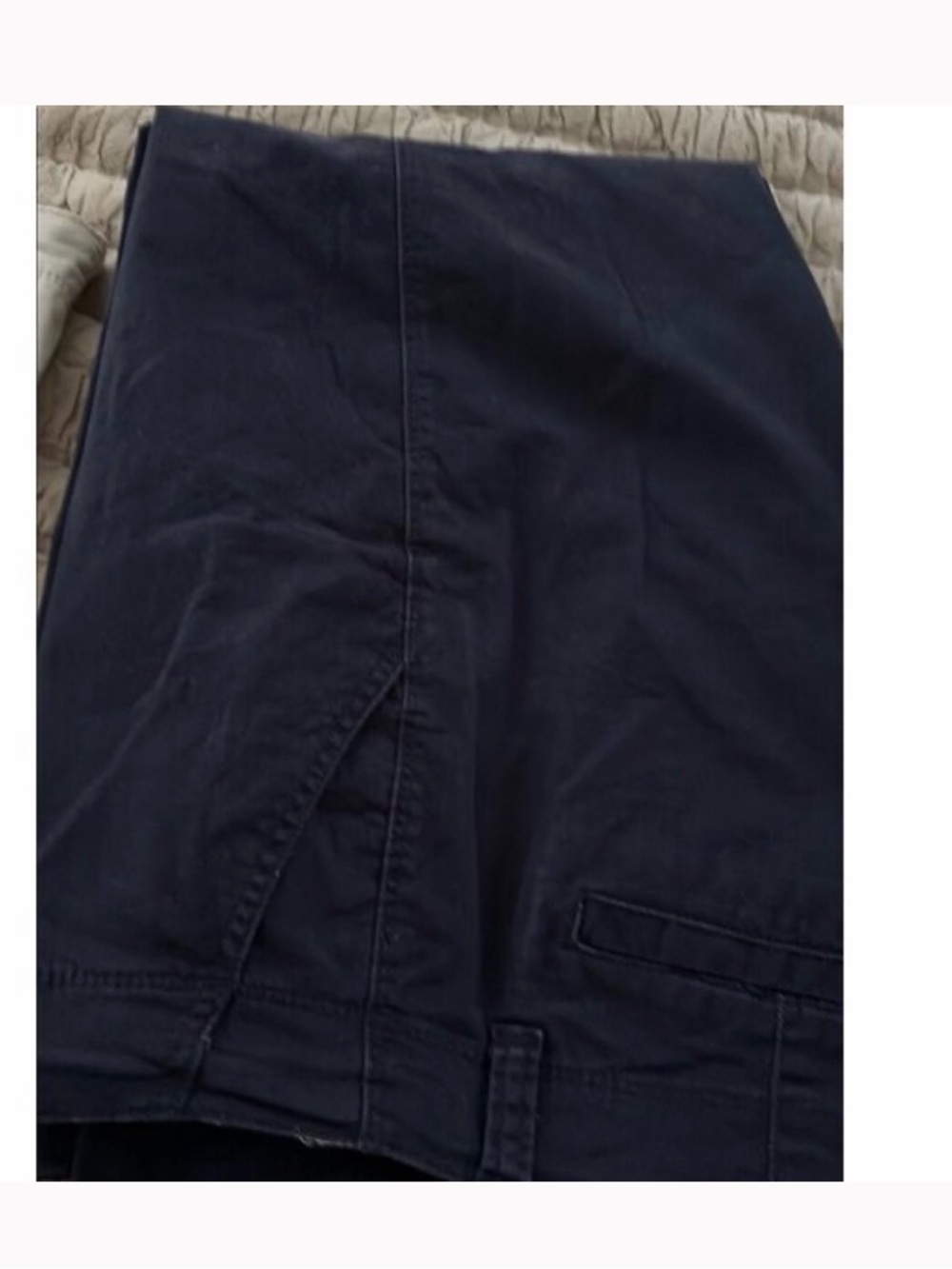 crown & ivy Dark Navy Cropped Ankle Pants